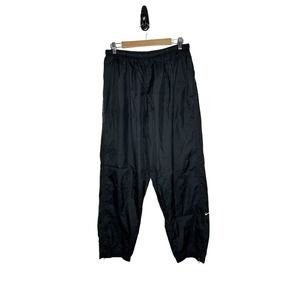 Nike Vintage 90s Windbreaker Pants Large Lined Zi… - image 1